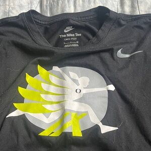 Nike Black L/S Tee with UO Women in Flight Graphic